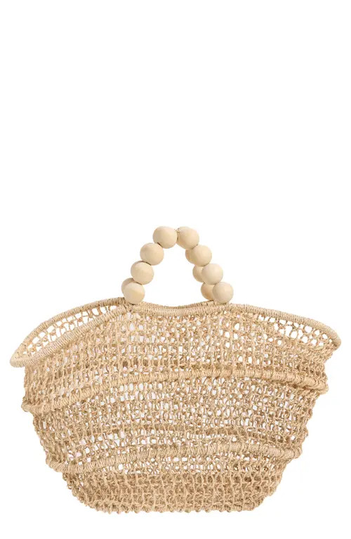 POOLSIDE The Comporta Straw Tote in Sand at Nordstrom | Nordstrom