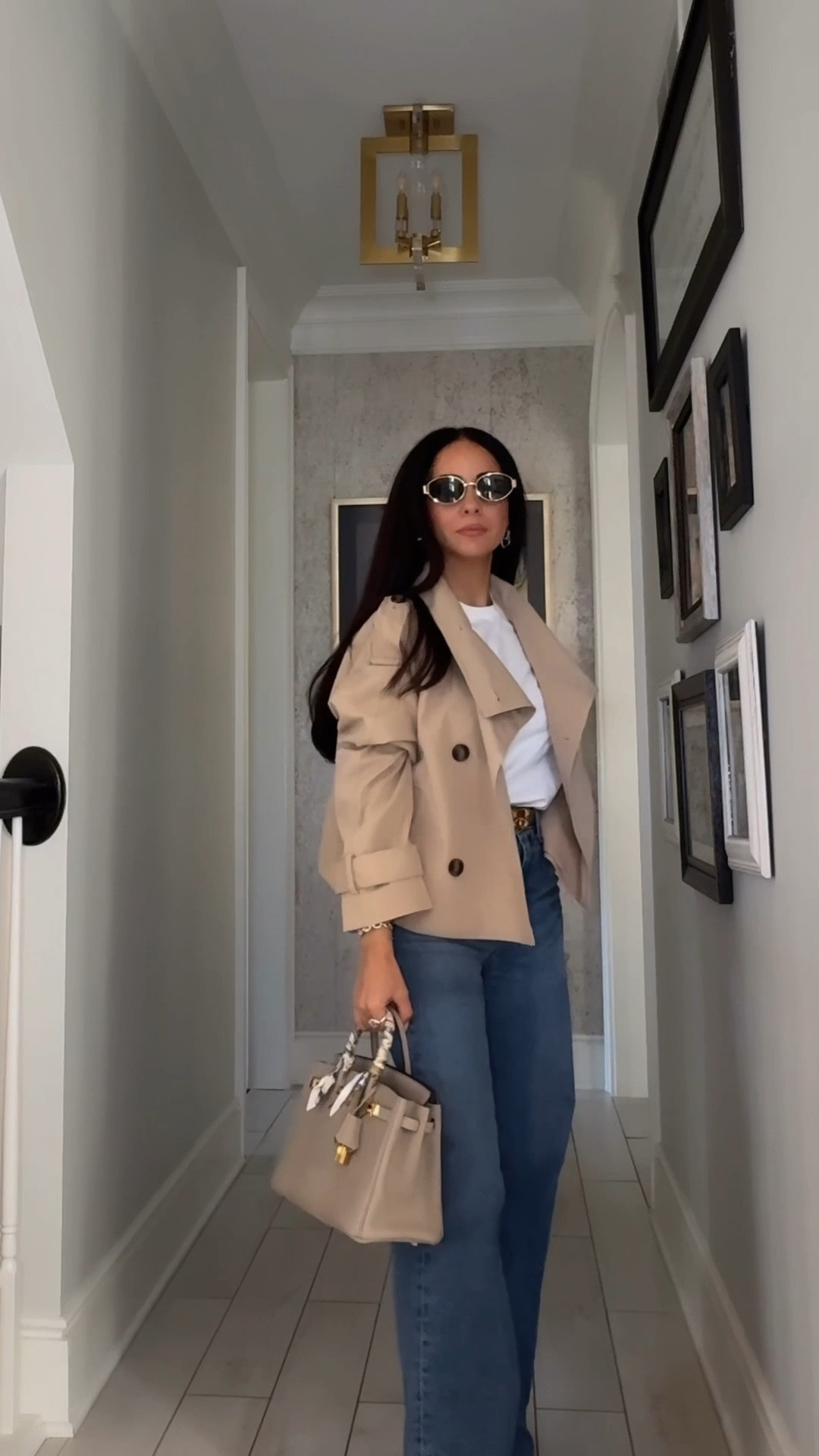Ootd 
Casual chic outfit inspo 

Everyday elevated style | Rita Salmo | cropped trench jacket | petite fashion 

Jacket size: Xs 

#LTKStyleTip #LTKPetite #LTKOver40