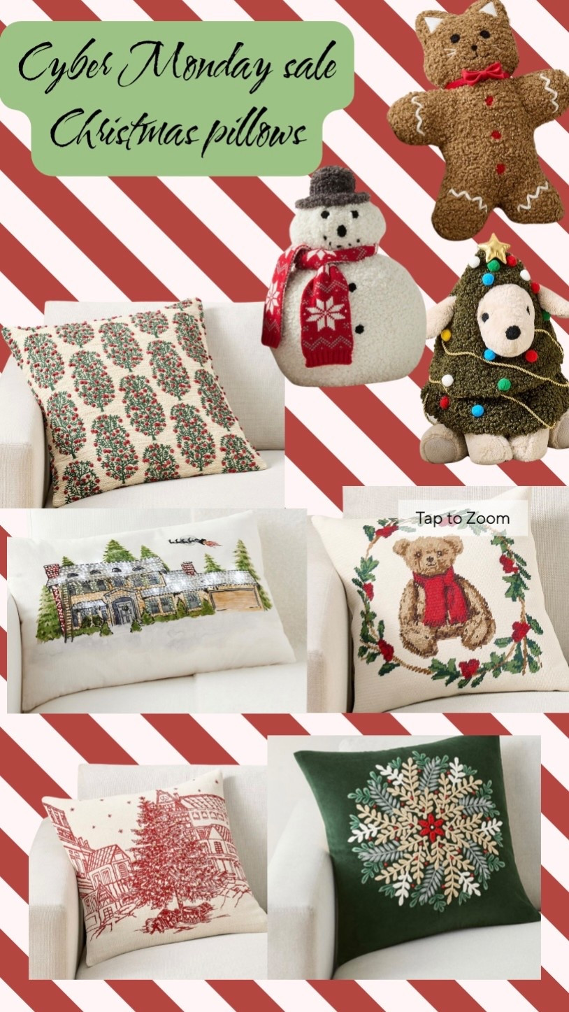 Cyber Monday sale on Christmas pillows 

#LTKHoliday #LTKCyberWeek