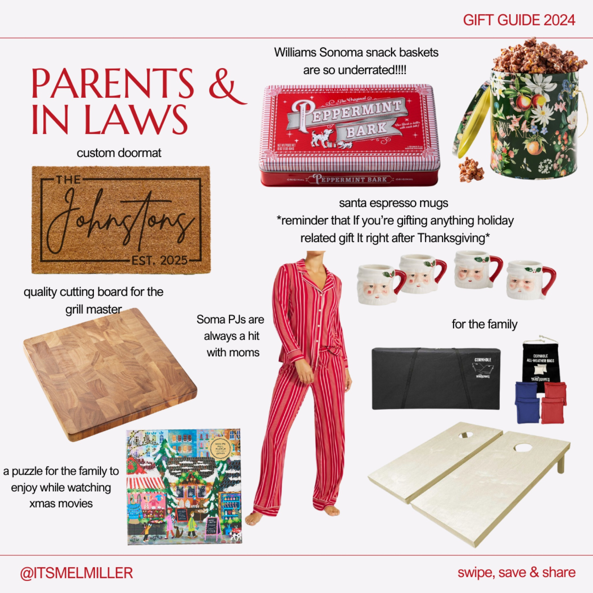 Gifts for parents, gifts for in laws 