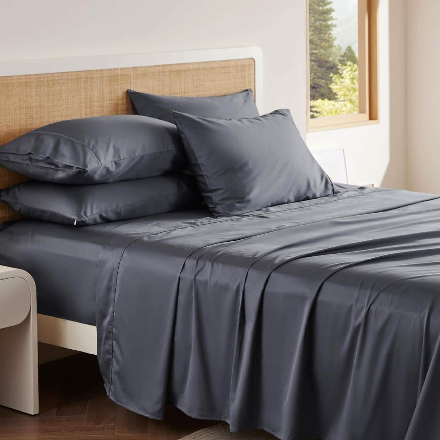 Cotton Sateen Weave Sheet Set | Bedsure