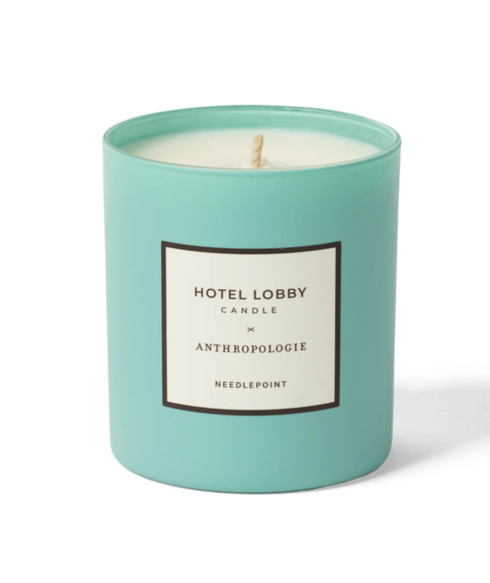 Needlepoint Candle | Hotel Lobby Candle