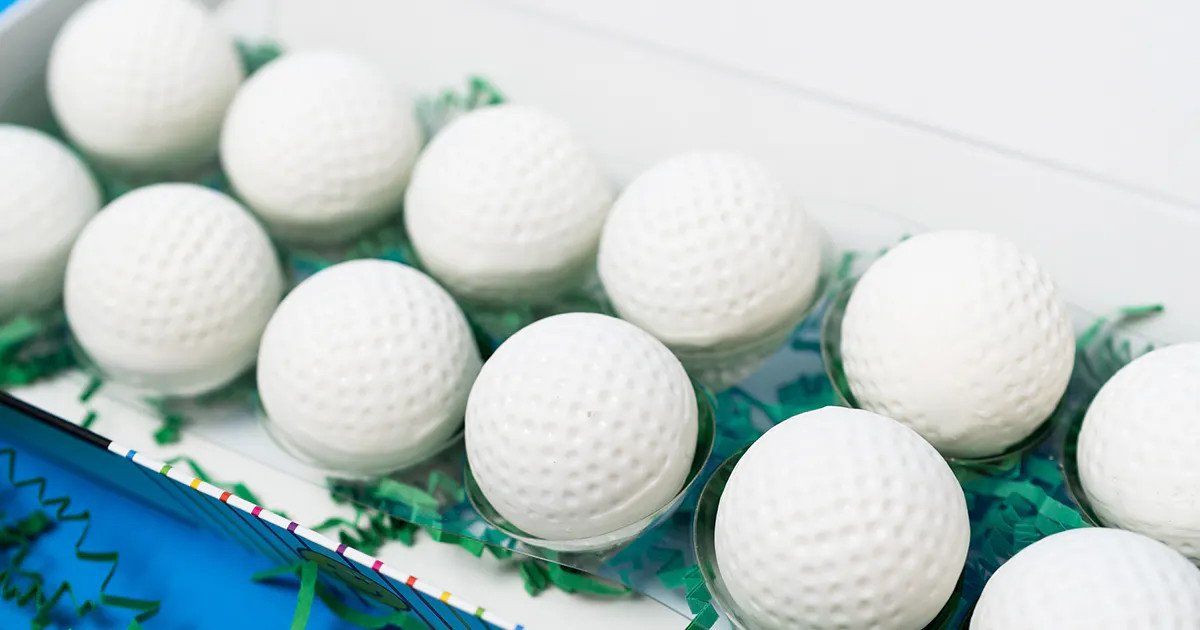 Golf Cake Balls - 12 Pack by Flour Shop | Goldbelly | Goldbelly