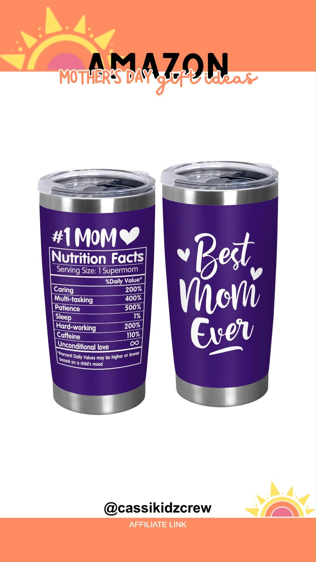 Best Mom Ever stainless steel insulated coffee tumbler with lid keeps drinks hot or cold while adding sparkle to her day. A thoughtful gift that blends love and practicality. ☕💖✨  

#MothersDay #giftideas #momgifts #celebratemom #coffeeaccessories #drinkware #specialgifts #lovemom #insulatedtumbler #bestmom 

 #LTKMothersDay #LTKmomlife #LTKSaleAlert
