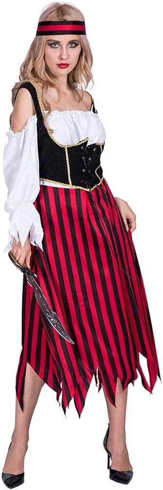 EraSpooky Womens Adult Pirate Costume | Amazon (US)