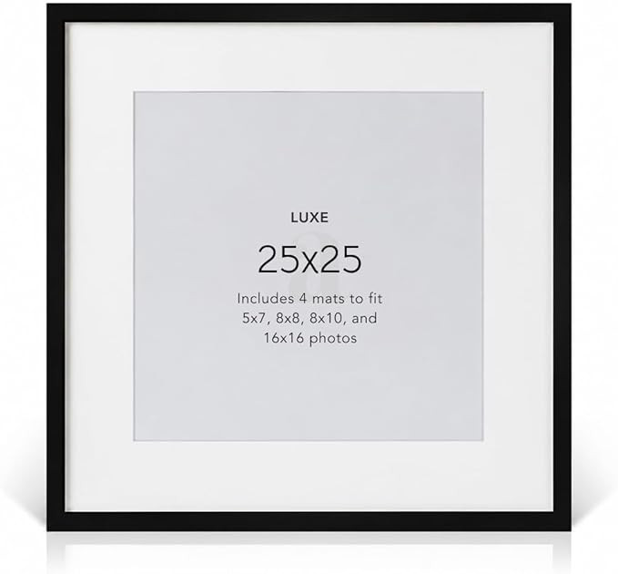 artisane home goods 25x25 picture frame | oversized matted 25x25 frame for gallery wall | solid p... | Amazon (US)