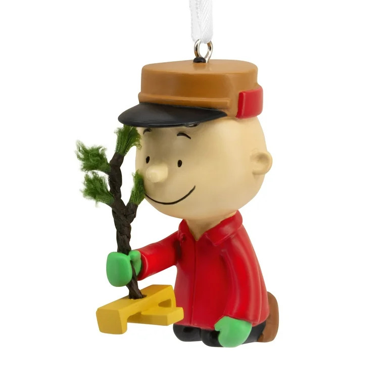 Hallmark Peanuts Charlie Brown Kneeling With Tree | Walmart (US)