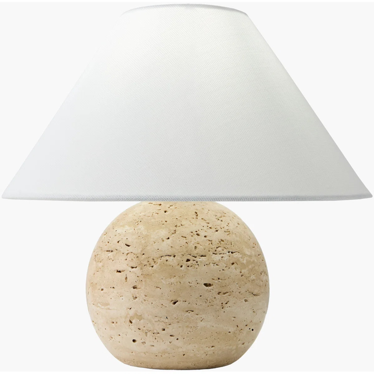 Chemise Travertine 10" Mini Table Lamp | Joss & Main