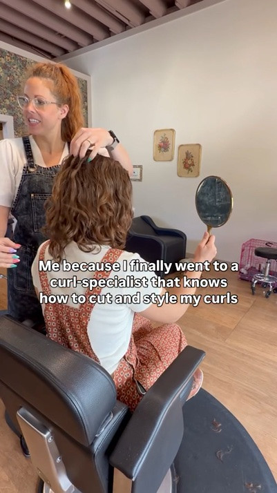 You may think this is an exaggeration, but as a teen, if someone gently removed the hair straightener from my hand and drove me to a curly stylist, I think it would’ve changed my life’s entire trajectory.

But I have to say, I’m SO GLAD it put me on the path to becoming a curly stylist.

It has taken me years and years to learn how to style my own curls and learn on a professional level how to style other types of curls unlike mine.

I don’t want it to take years for you to figure it out for yourself.

Curly hair isn’t “difficult” or “hard to manage”. It just needs to be maintained in a way that can’t become a way for corporations to profit from, because once you find what works, you NEVER need to experiment again if you don’t want to.

I started this account so you know–from an expert–how to manage your natural hair and feel your best every single day… with products that don’t suck.

Know that not every product listed in every single video may work for your curl type, but at least you have a place to start.

And know that although you aren’t sitting here in my chair, this is the next best thing to coming in here and getting a curly hair styling appointment. ♥️

Comment REVIVE and I’ll send you some of my favorite products for refreshing 2nd, 3rd, or even 6th day hair 😂
.
.
.
#ohiocurlspecialist
#cuttingcurlyhair
#howtostylecurls
#embracingnaturalcurls
#curlyhairproducts