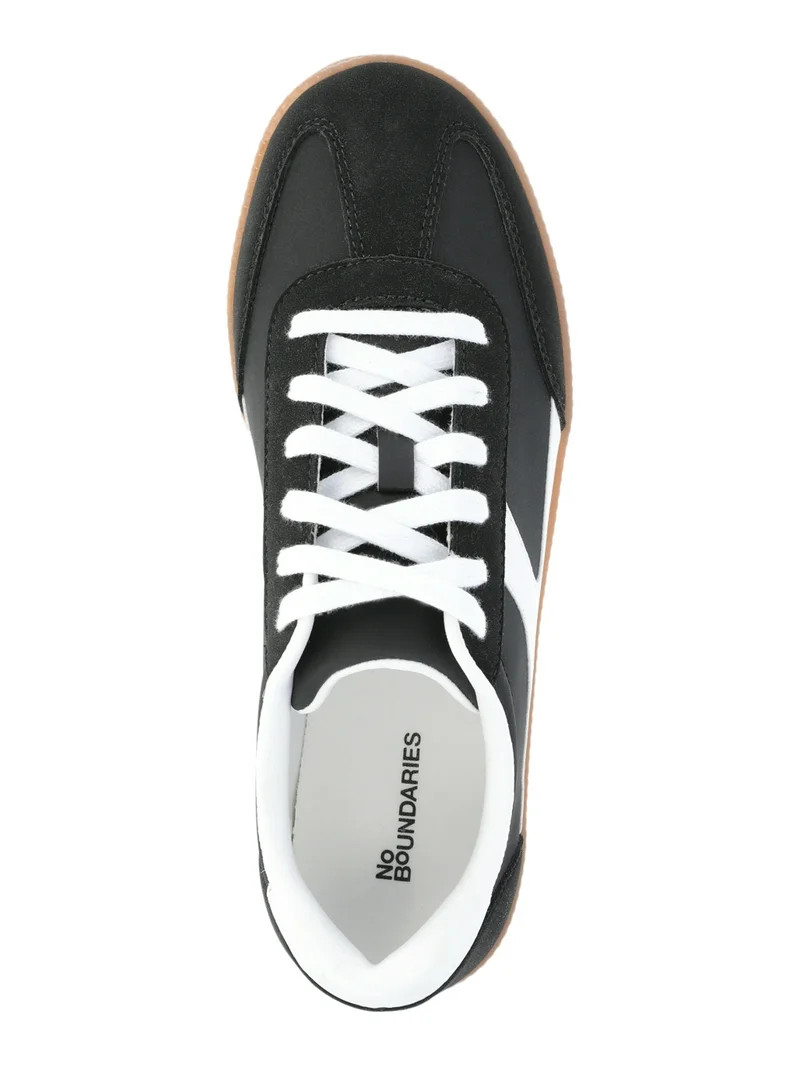 No Boundaries Women's Lace Up Sport Sneakers, Wide Width Available - Walmart.com | Walmart (US)