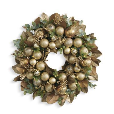 Brownstone Holiday Wreath | Grandin Road