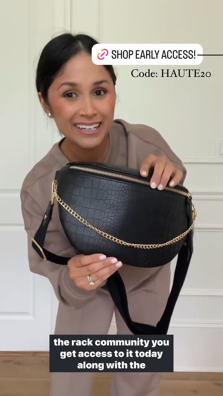 Code: HAUTE20

Exclusive EARLY access!!!
I’m so excited for my 5th bag design with the Gigi New York: the beck sling bag

It’s the perfect everyday bag to keep you hands-free while traveling or running around town. It comes in 4 colors with an adjustable leather strap and lavish gold chain detail. All straps are interchangeable. Also, I highly recommend adding the matching webbing strap to your order because it’s nice and comfy for all day wear! 

I’ve linked to both here and you can take 20% OFF with code: HAUTE20

#giginewyork #handbag #slingbag #beltbag 

#LTKItBag #LTKStyleTip #LTKTravel