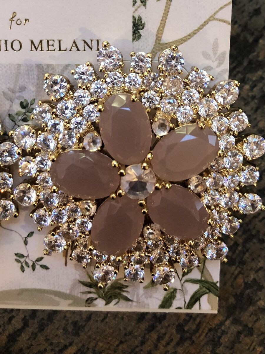Nicola Bathie for Antonio Melani Flower Stud Earrings. NWT. Retail $128.00 | eBay US