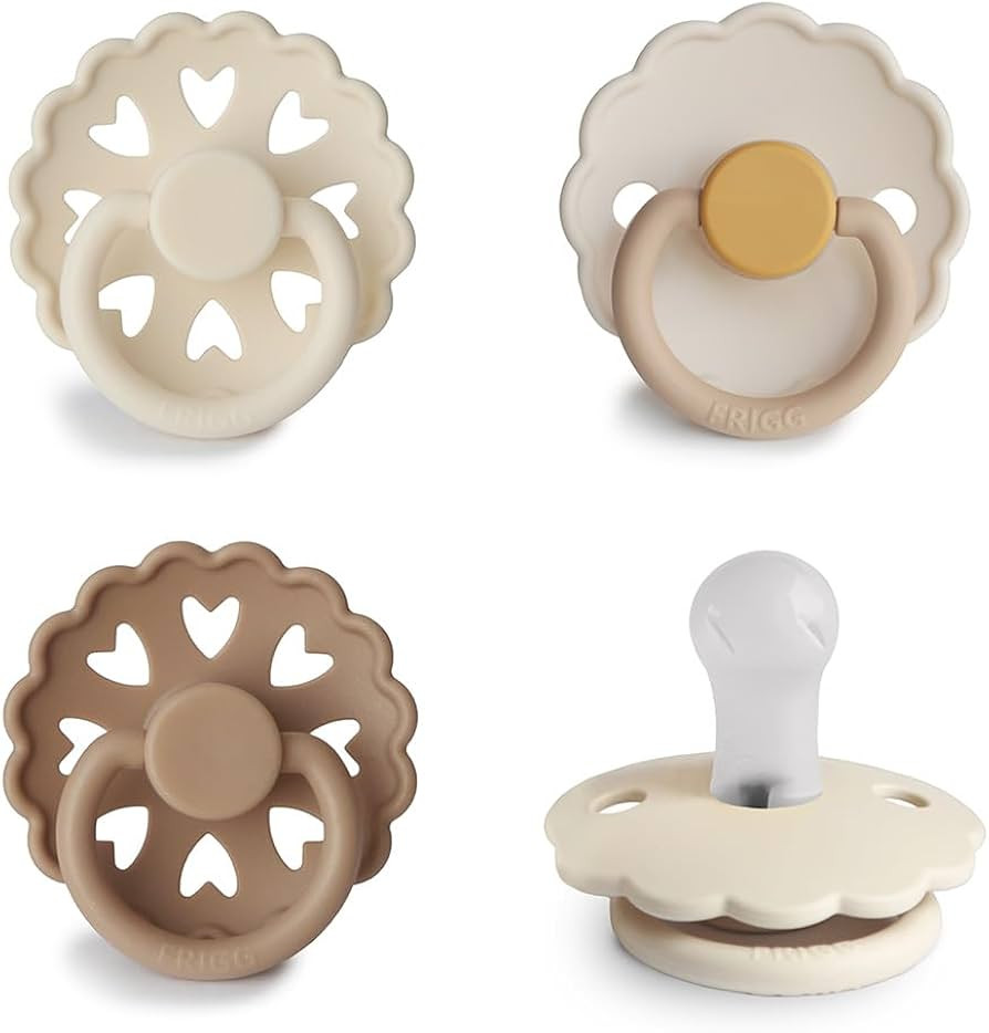 FRIGG SilkySoft Silicone Baby Pacifier 4-Pack Snowflake Dream | Made in Denmark | BPA-Free (0-6 M... | Amazon (US)