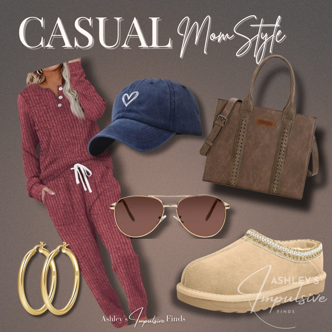 When you want cozy but still put-together 👏 Linked the lounge set, slip-ons, accessories, and bag so you can shop the whole look 🛒

#LTKStyleTip #LTKFallSale