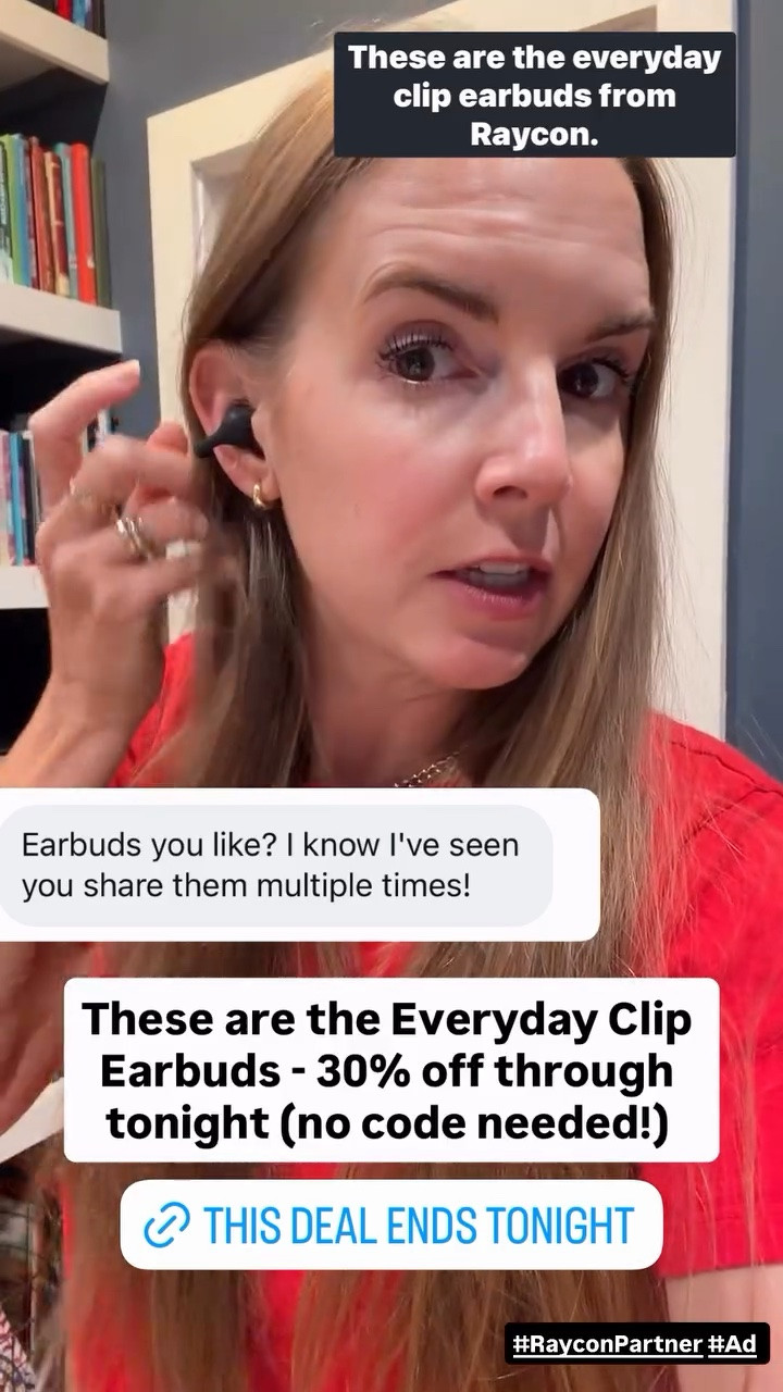 #RayconPartner #Ad 
These are the Raycon Everyday Clip Earbuds - 30% off through tonight (no code needed)
