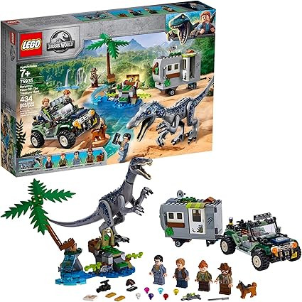 LEGO Jurassic World Baryonyx Face Off: The Treasure Hunt 75935 Building Kit (434 Pieces) | Amazon (US)