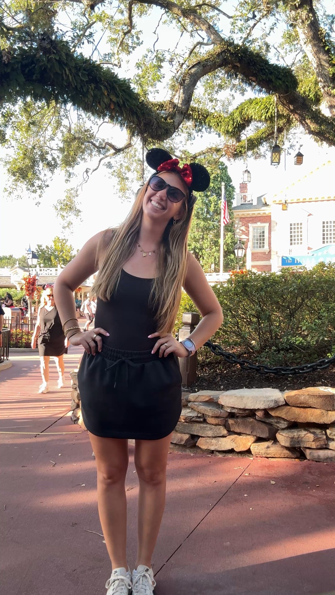 The most comfortable Disney outfit! Great for chasing around little ones and enjoying all the rides and snacks!
#disneyoutfit #magickingeom #fisney #disneyadult

#LTKFamily #LTKTravel #LTKFindsUnder50