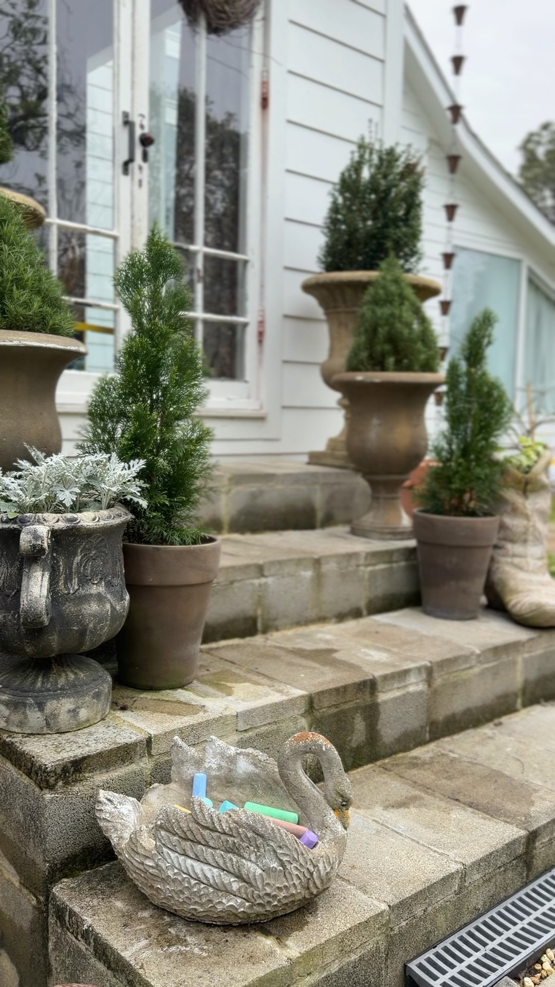 Mom life - keep the children’s chalk in a beautiful planter! I love my swan 🦢 

#LTKHome #LTKmomlife #LTKSeasonal