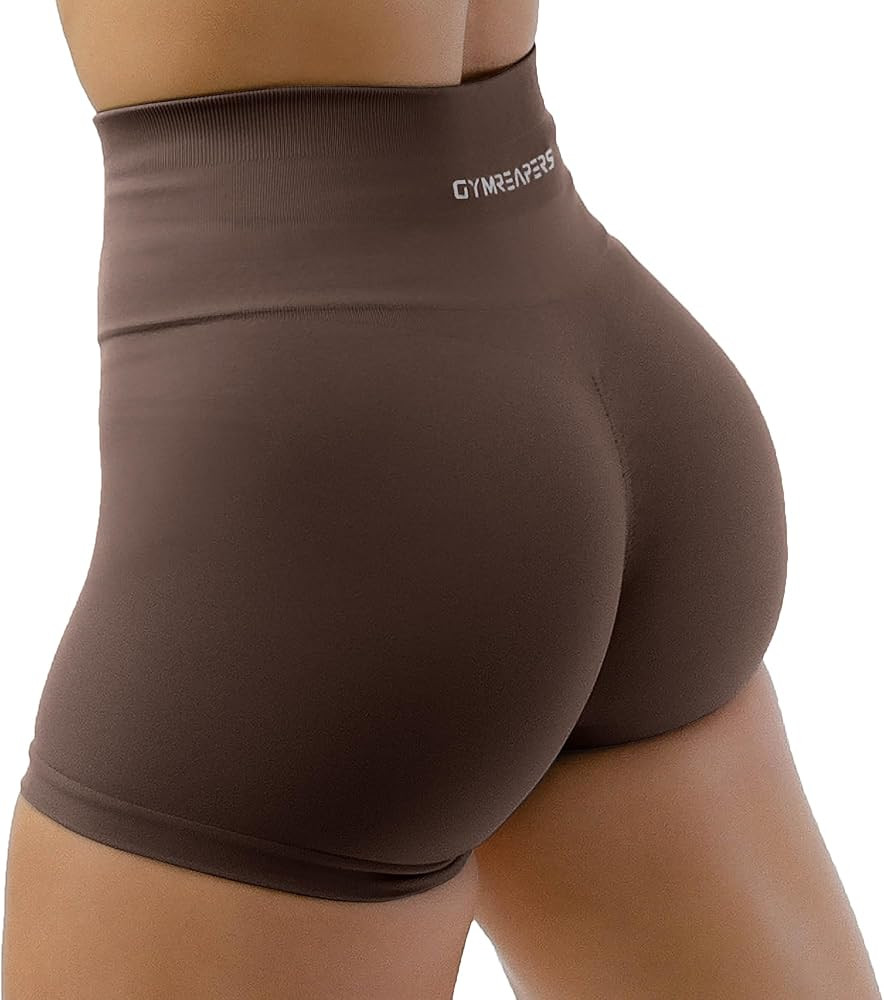 Gymreapers Athletic Shorts for Women - Seamless Butt Lifting Tummy Control Running Shorts for Yog... | Amazon (US)