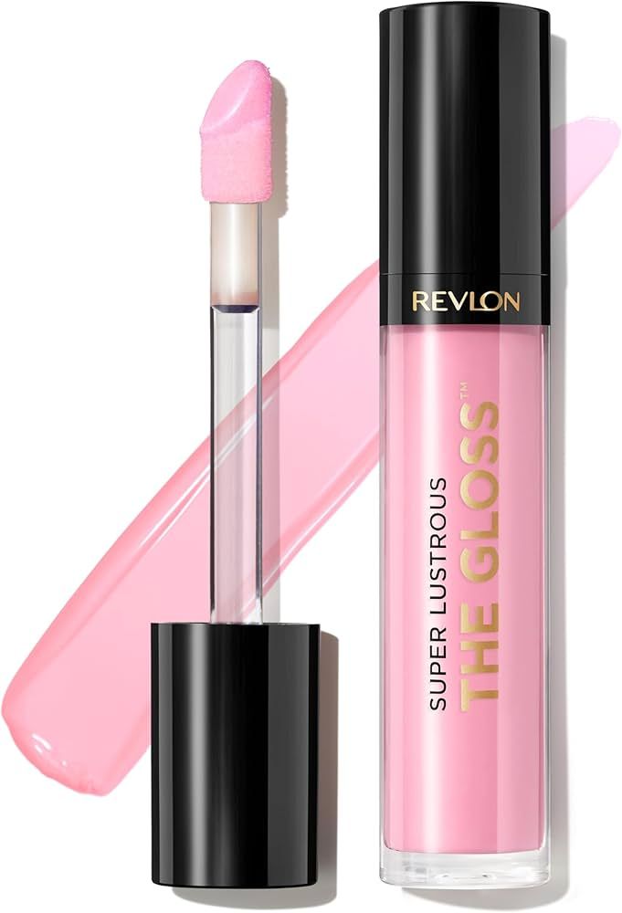 REVLON Lip Gloss, Super Lustrous The Gloss, Non-Sticky, High Shine Finish, 207 Pink Sky, 0.13 Oz | Amazon (US)