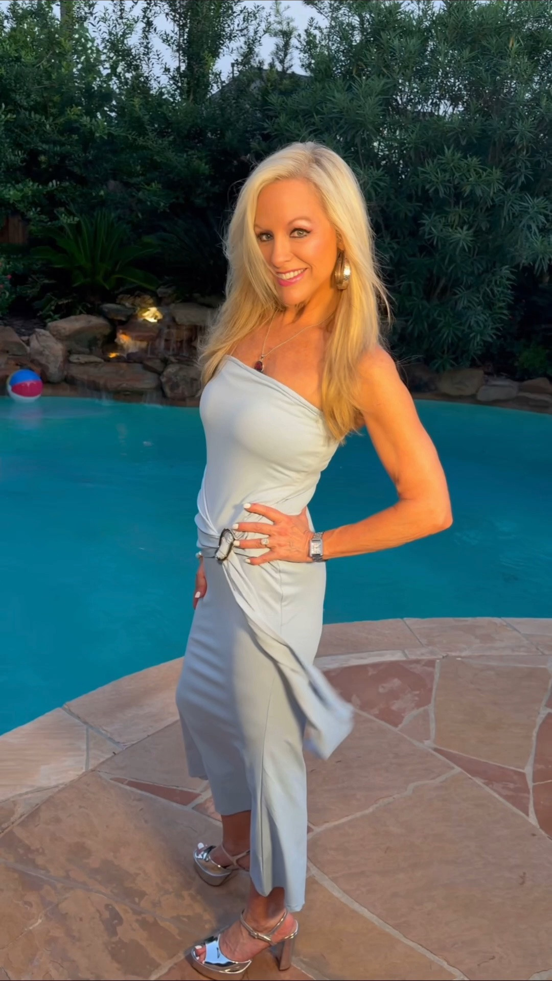 I love this strapless dress! I’m 5’4”, 113 lbs and wearing size small! Shoes code: Amy15

#LTKootd #LTKWedding #LTKgrwm