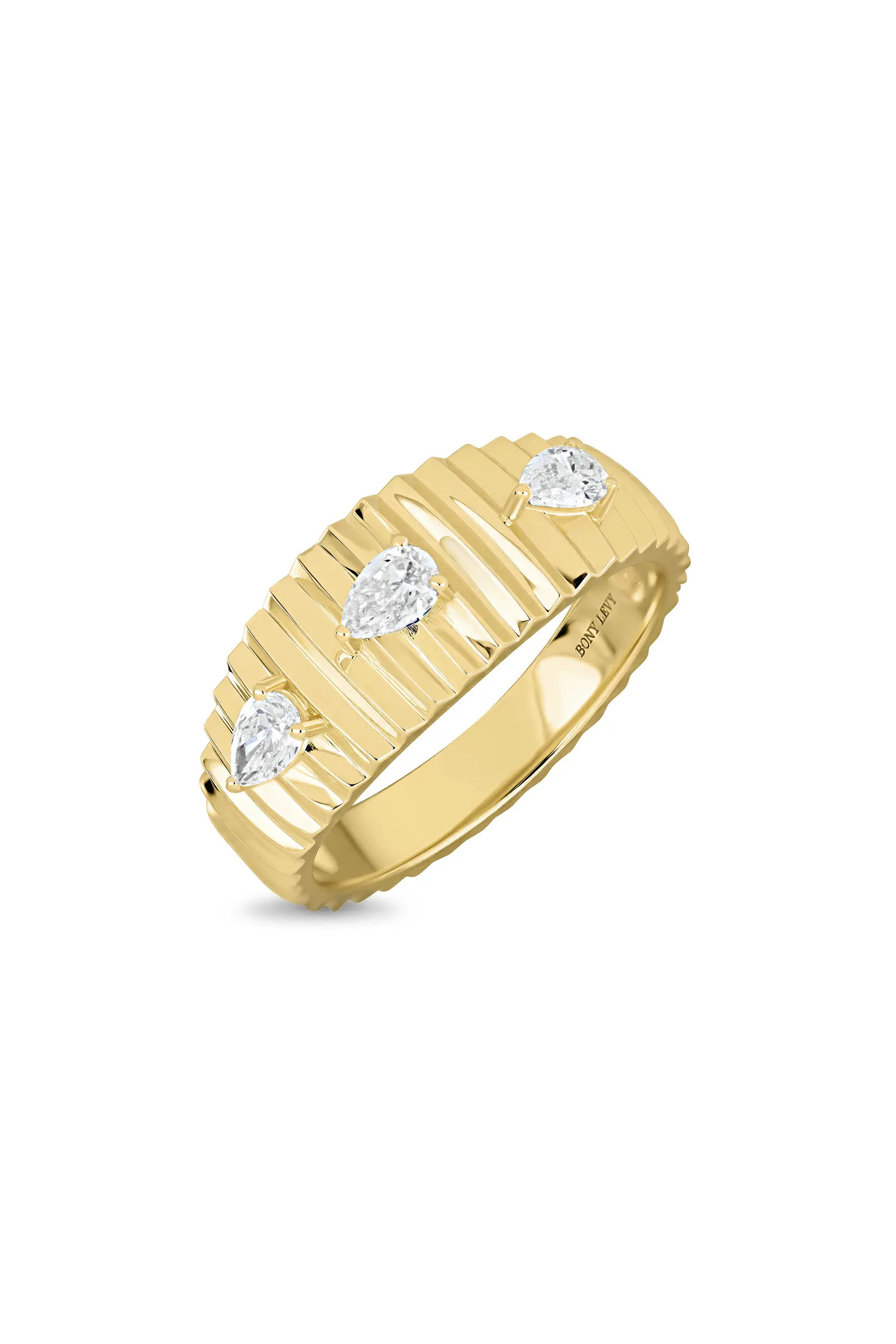 18K Gold Cleo Diamond Wide Ring (Online Trunk Show) (Women) | Nordstrom | Nordstrom