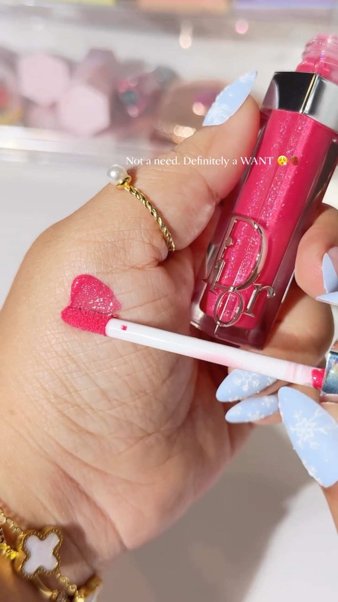 Dior Addict Lip Maximizer in 005 Shimmer Strawberry — glossy, plumping, and unreal on the lips 💋🍓✨
High-shine glassy finish, subtle strawberry shimmer, and that iconic Dior tingle ✨  Would you wear this every day or save it for glam?🎀✨

Purchased: @diorbeauty #diorbeauty #juicylips #diorlipmaximizer #diorlipglow 

𝐃𝐨𝐧’𝐭 𝐫𝐞𝐩𝐨𝐬𝐭 𝐦𝐲 𝐰𝐨𝐫𝐤 𝐰𝐢𝐭𝐡𝐨𝐮𝐭 𝐩𝐞𝐫𝐦𝐢𝐬𝐬𝐢𝐨𝐧.
𝘐 𝘵𝘳𝘺 𝘢 𝘭𝘰𝘵 𝘰𝘧 𝘣𝘦𝘢𝘶𝘵𝘺 𝘱𝘳𝘰𝘥𝘶𝘤𝘵𝘴—𝘱𝘪𝘤𝘬 𝘸𝘩𝘢𝘵 𝘧𝘪𝘵𝘴 𝙔𝙊𝙐𝙍 𝘴𝘬𝘪𝘯, 𝘯𝘰𝘵 𝘫𝘶𝘴𝘵 𝘵𝘩𝘦 𝘩𝘺𝘱𝘦♥

Dior beauty, Dior addict lip maximizer, Dior lip, Dior glitter lipgloss, Pink lipgloss, Sephora favourites, Glamnetic, Glamnetic press on nails, Content creator, UGC creator, Cute, beauty, Makeup, Beauty routine, Holy grail, Pinterest aesthetic, girl therapy, That girl aesthetic, Girly girl aesthetic, Coquette, Pink aesthetic, Explore, Trending, Viral

#LTKSeasonal #LTKFindsUnder50 #LTKBeauty