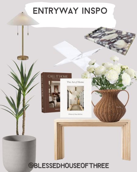 Love this entryway inspo. Console table is on SALE. 

INDOOR TREE / indoor faux plant / modern lamp / book stand / marble tray / organic modern vase / 

#LTKStyleTip #LTKSaleAlert #LTKHome