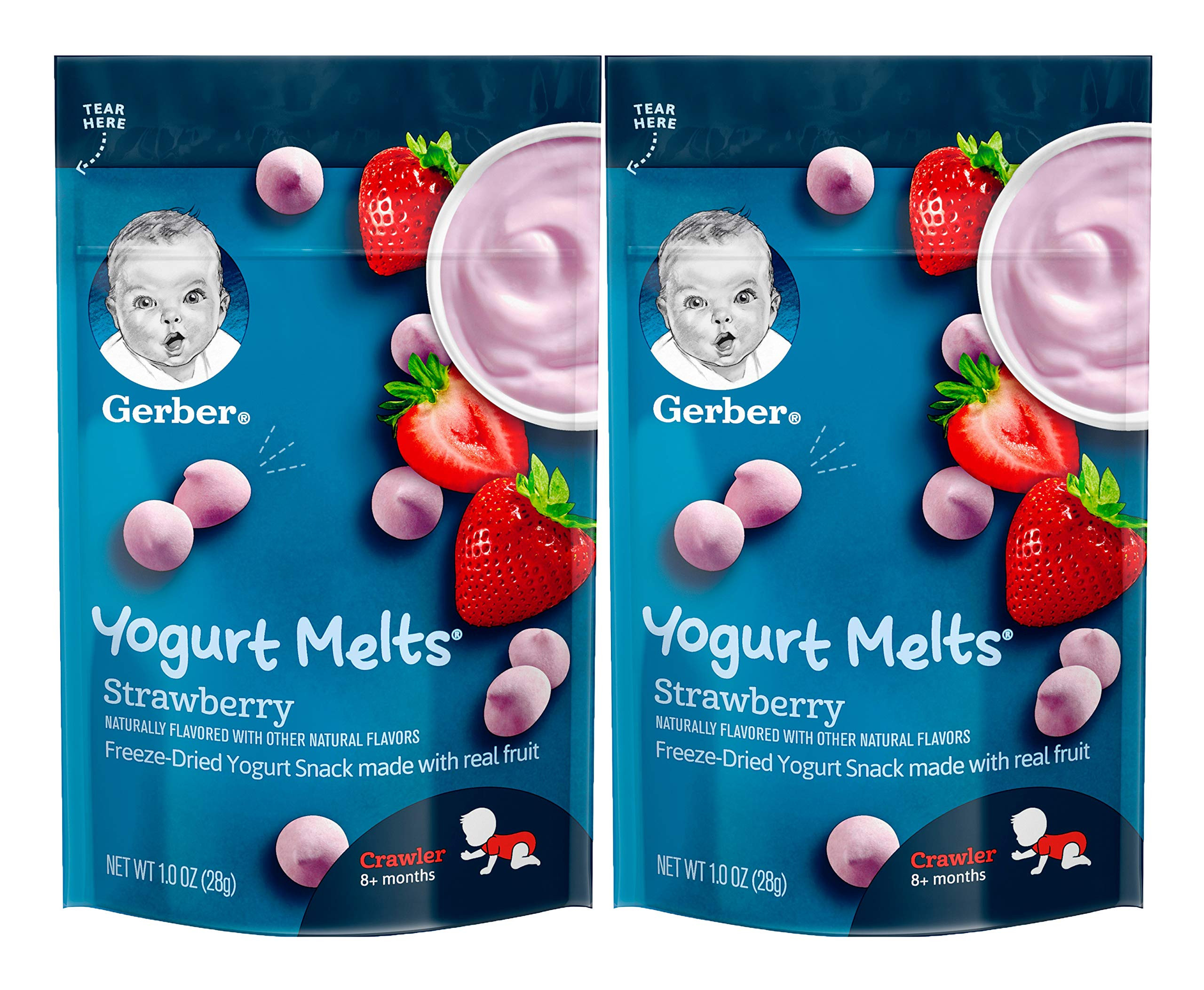Gerber Yogurt Melts Strawberry (Pack of 2) | Amazon (US)