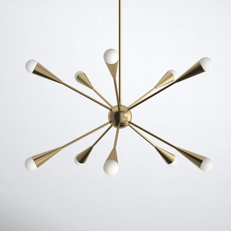 Addley 10 - Light Dimmable Sputnik Sphere Chandelier | Wayfair North America