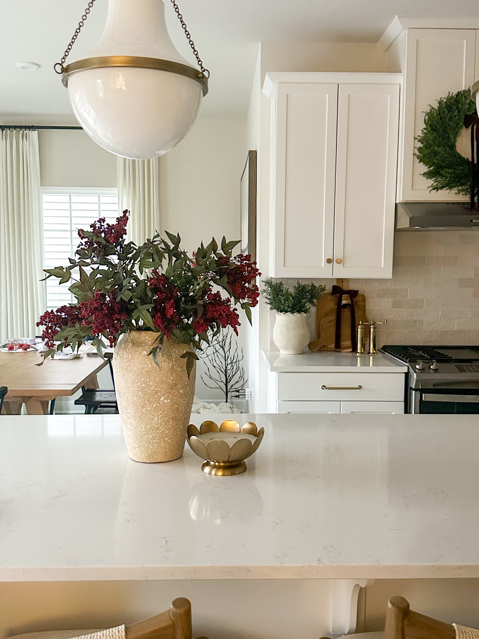 In case you’re wondering if these vial berry stems are worth it? The answer is 💯 yes! They come in a set of 3 stems. They’re so stunning! 
#amazon #berrystems #holidaydecor #homedecor #christmasdecor 

#LTKHome #LTKSeasonal #LTKFindsUnder100