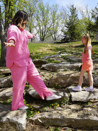 Retreat Linen High Rise Wide Leg Pant | Athleta