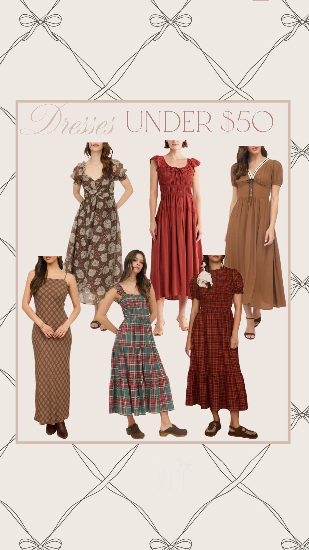 Ladies, don’t sleep on these CUTE looks for the holiday season! Dresses under $50 perfect for family photos to Christmas Eve Church to lunch with the girls. We are loving it! 

#LTKFindsUnder50 #LTKSeasonal #LTKHoliday