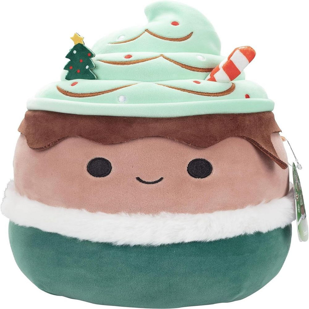 Squishmallows 10"" Mint Peppermint Mocha Latte Plush -New 2023 Christmas Plush - Adorable Holiday Stuffed Animal Toy - Great Gift | Oriental Trading Company