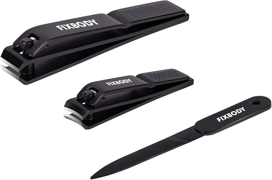FIXBODY Nail Clipper Set, Ultra Sharp Fingernail Clipper & Toenails Clippers, Nail Cutter and Nai... | Amazon (US)
