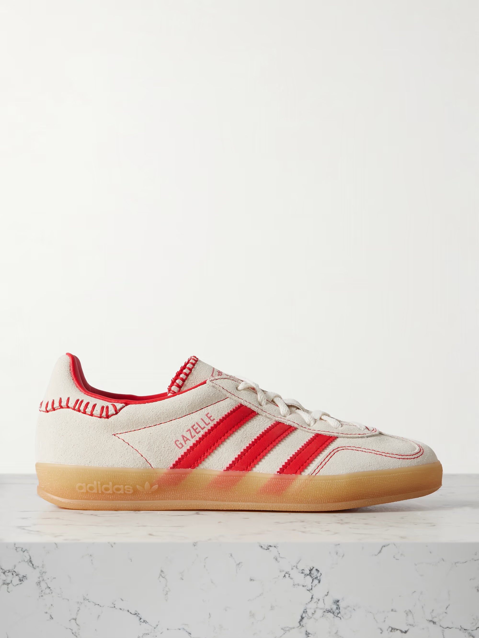 Gazelle Indoor leather-trimmed suede sneakers | NET-A-PORTER APAC