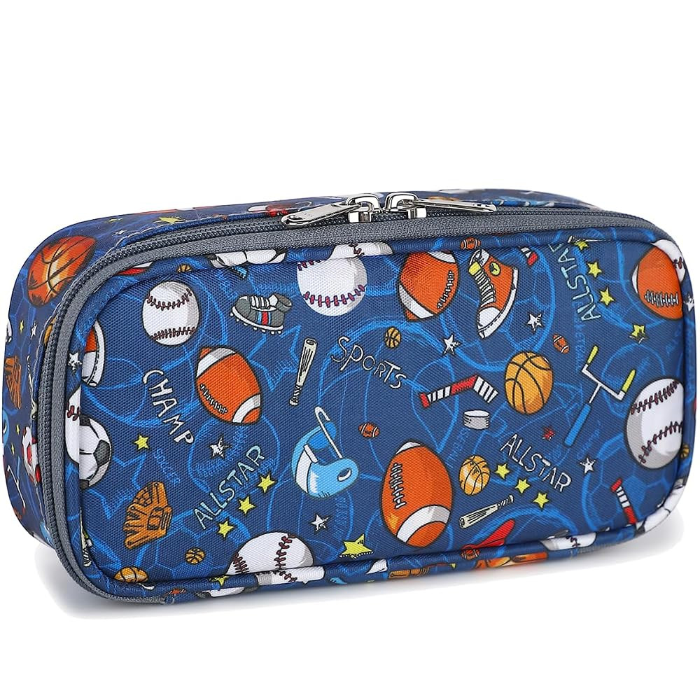 FlowFly Large Capacity Pencil Case for Kids, Boys & Girls – Zippered Multi-Functional Pen Pouch... | Amazon (US)