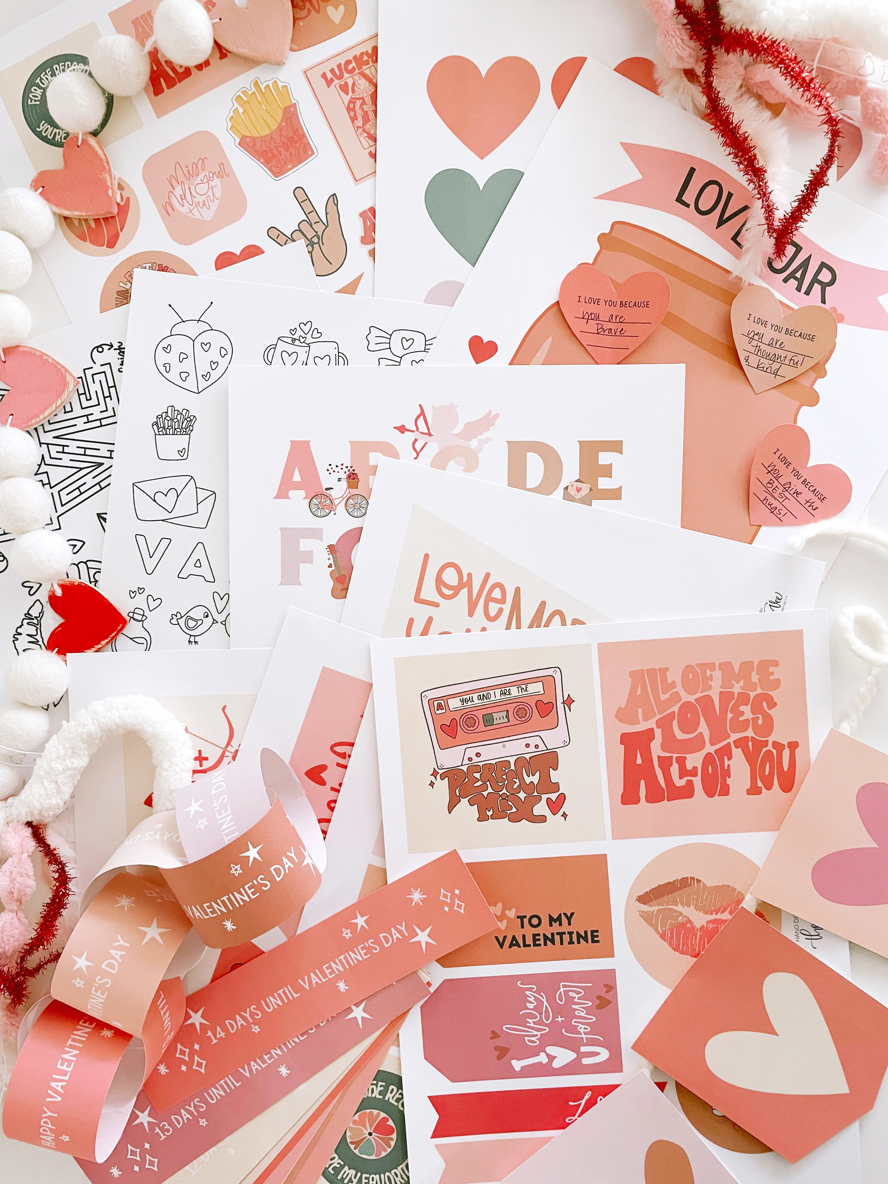 Valentine's Day 2023 | Printable Bundle | The Letter Vee