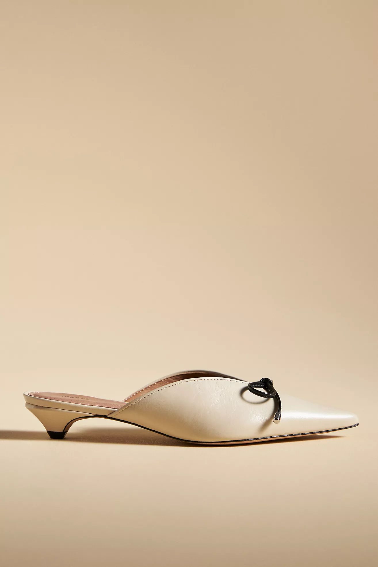 Maeve Bow Mule Heels | Anthropologie (US)