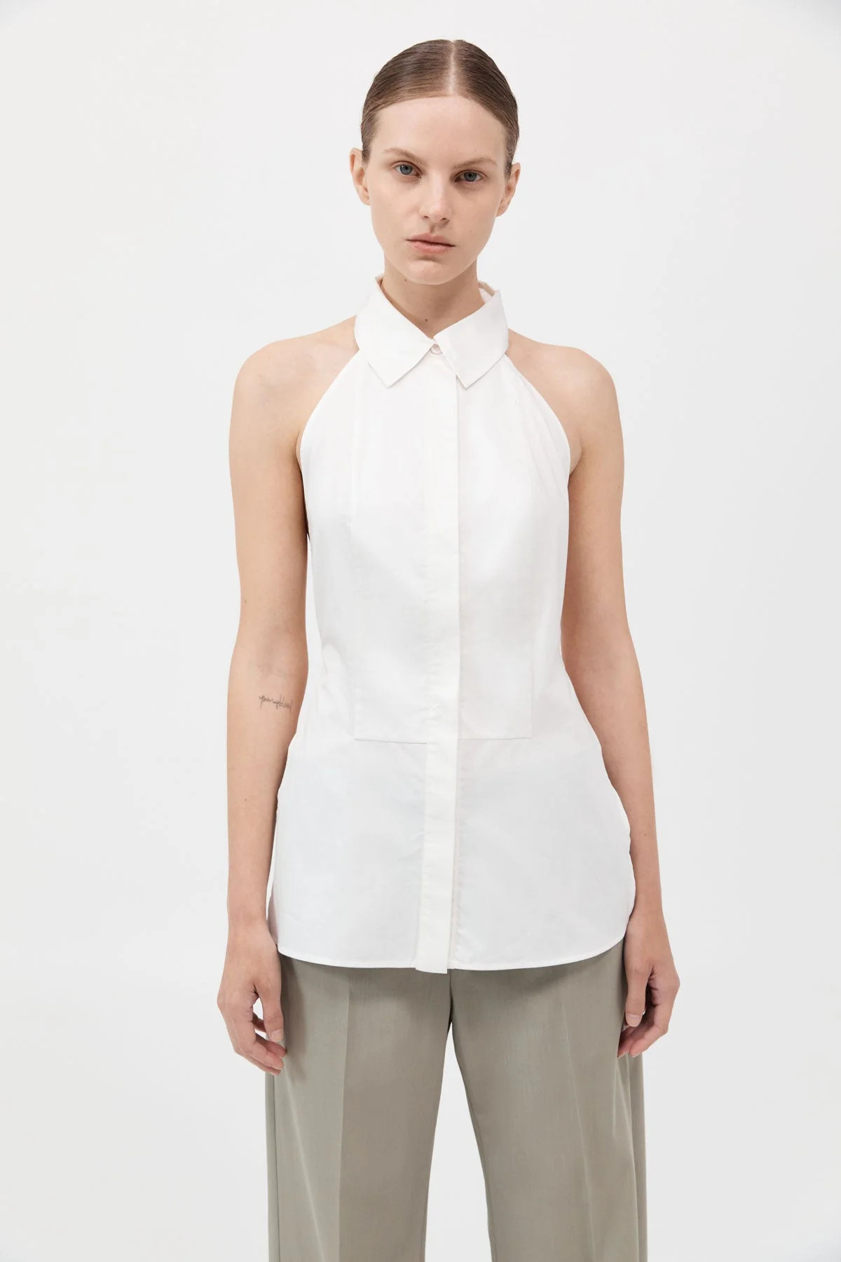 Halter Shirt - White | St. Agni (US, UK, EU)