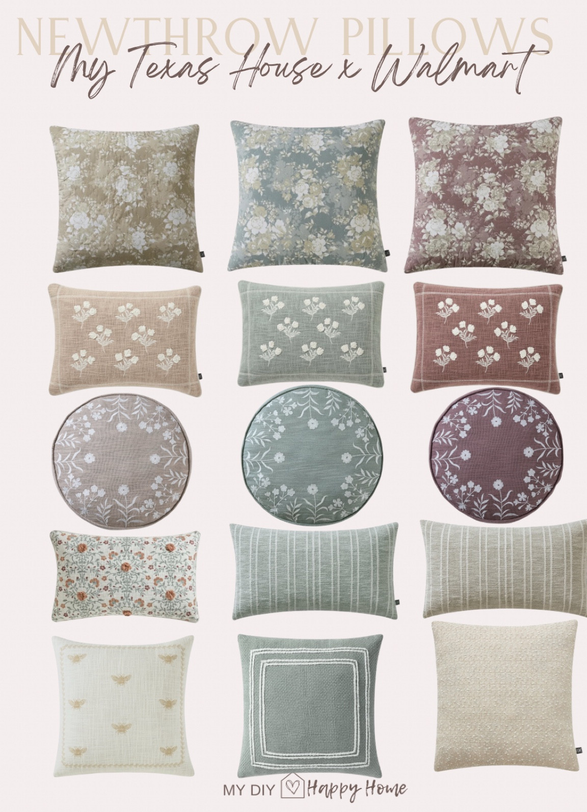 New throw pillows from the My Texas House Collection at Walmart. 

#LTKFindsUnder50 #LTKHome #LTKStyleTip