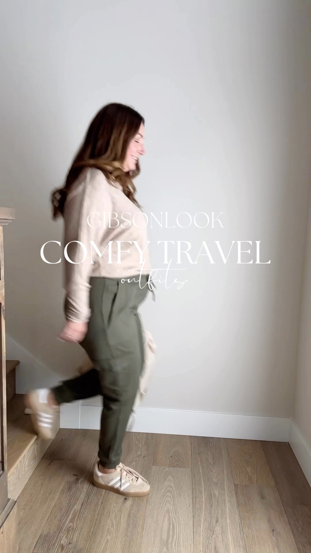 Fall Travel Outfit with Gibsonlook 
· Black ponte jumpsuit tts, L 
· Green Cargo joggers true to size, wearing large 
· Luxe boatneck top tts, L  
· use code RYANNE10 for 10% off 

#LTKTravel #LTKMidsize #LTKFindsUnder100