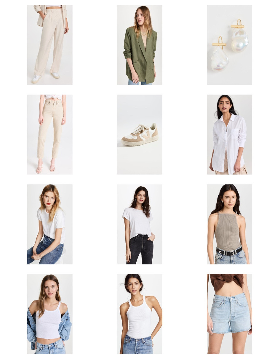 My ShopBop sale picks! #summerbasics #shopbopsale #springbasics #capsulewardrobe

#LTKworkwear #LTKunder100 #LTKsalealert