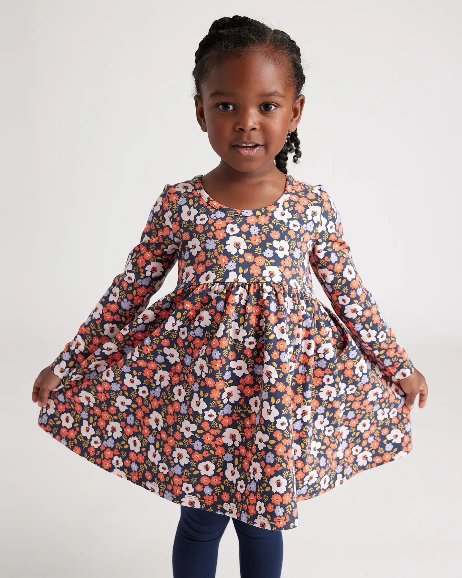 Organic Cotton Long Sleeve Skater Dress 2-Pack - Toddler Girl | Quince