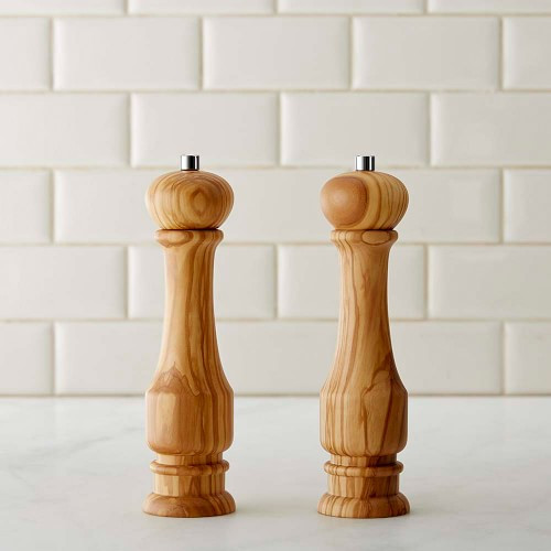 Williams Sonoma Traditional Olivewood Salt and Pepper Mill, Set of 2, 9 | Williams-Sonoma