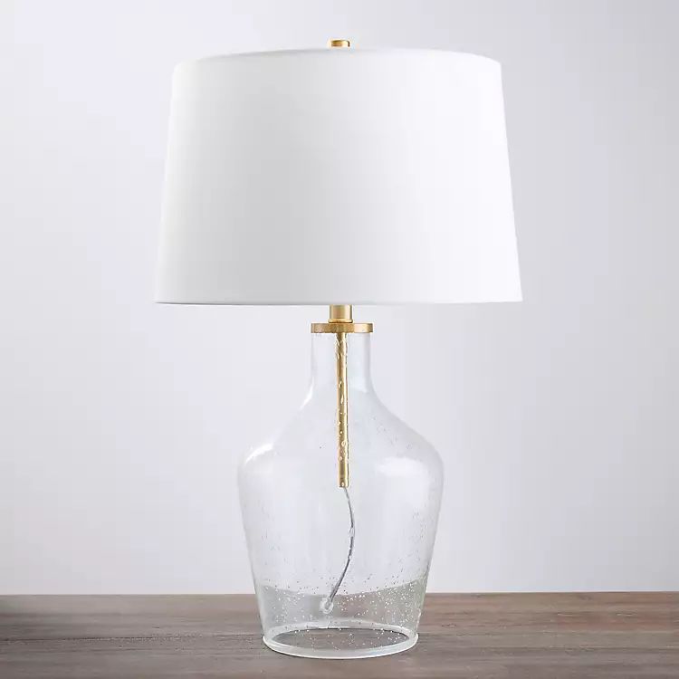 Clear Glass Alexa Table Lamp | Kirkland's Home