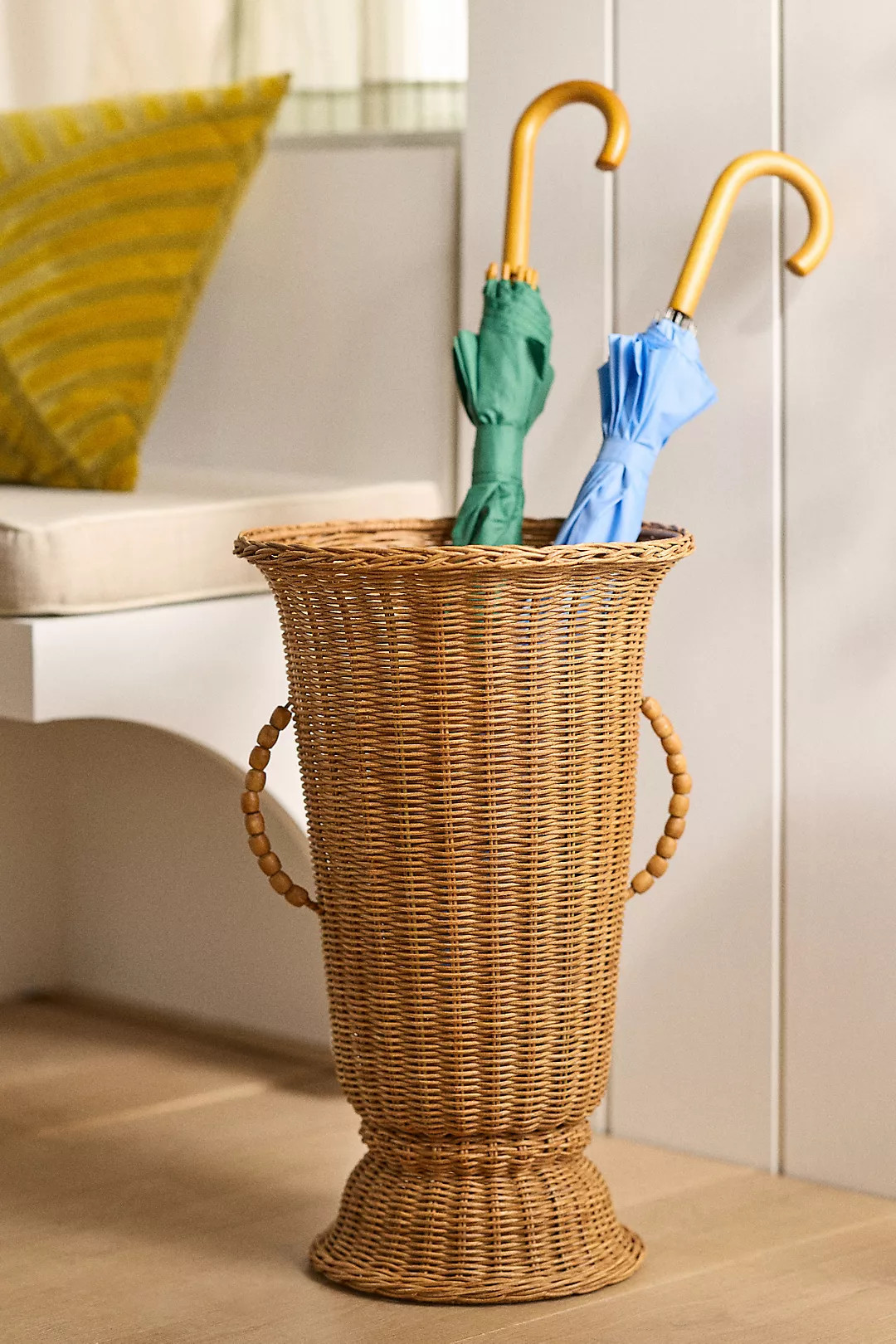 Oriana Urn Wicker Basket | Anthropologie (US)
