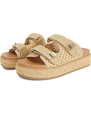 SOVANYOU Raffia Platform Wedge Sandals for Women Comfortable Summer Beach Sandals Open Toe Slingb... | Amazon (US)