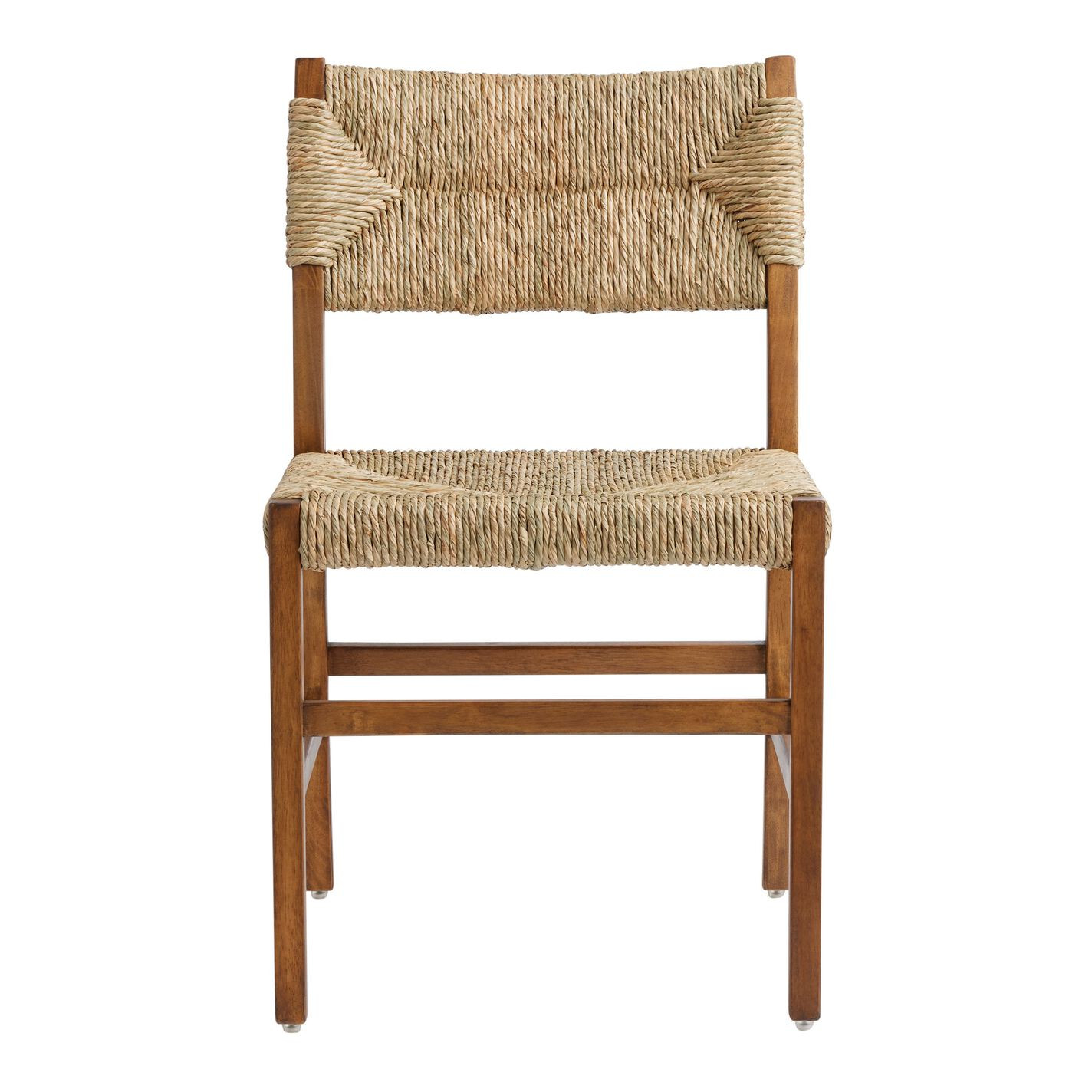 Candace Vintage Acorn and Seagrass Dining Chair Set of 2 | World Market